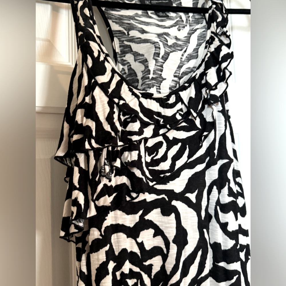 INC International Concepts Ruffle top dress Petite
